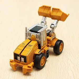 Baby-Island צעצועים ובובות Metal Truck Hercules 5 In 1 Combination Robot Excavator Crane Vehicle Transformable Toys
